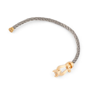 Bracelet de la maison Fred force 10 en or et acier