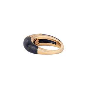 Bague Van Cleef & Arpels, collection Philippine en or jaune et lapis-lazuli et diamants