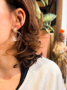 Boucles d'oreilles  de la maison Van Cleef & Arpel en or jaune et diamants